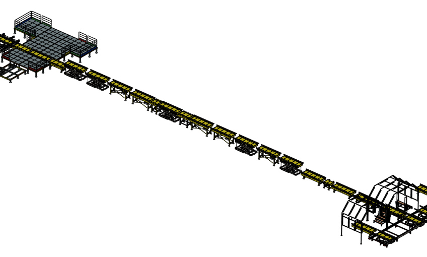 Kamyon Kaynak Hattı Konveyör Sistemi