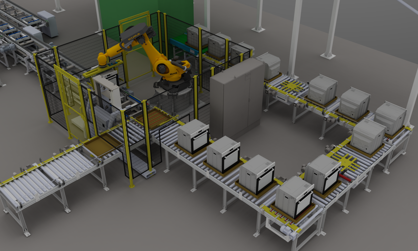 Ankastre Fırın Üretim Montaj  Hattı